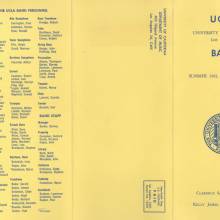 Brochure front, 1961 European Tour 