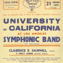 Concert poster, Paris, 1961 European Tour 