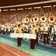 Band before Halftime Show at Sideline