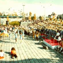 Band and Spirit Squad at Rally