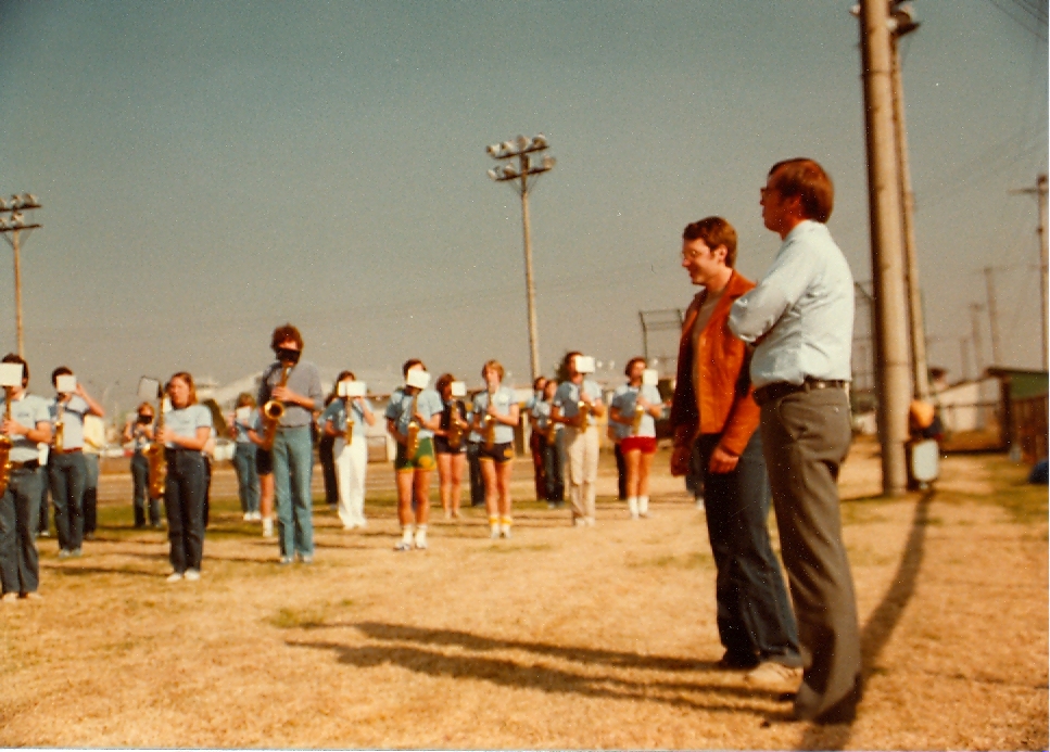 People Standing by the Band Rehearsal