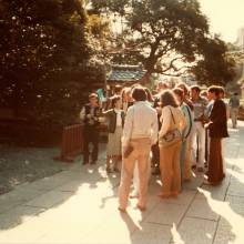 Group at a Temple in Kamakura