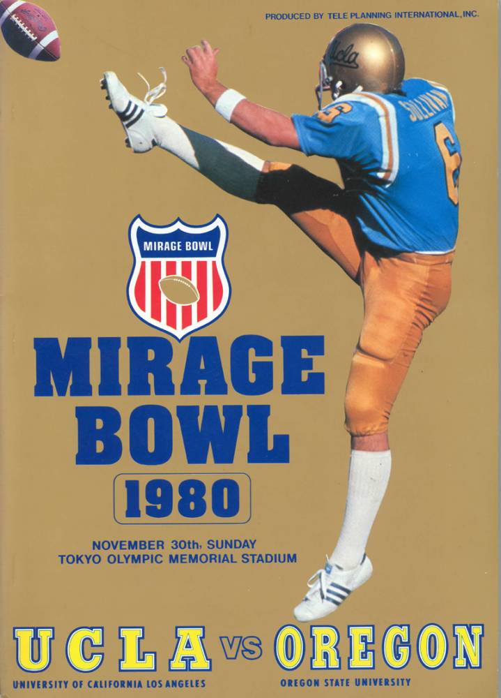 Program, 1980 Mirage Bowl, cover