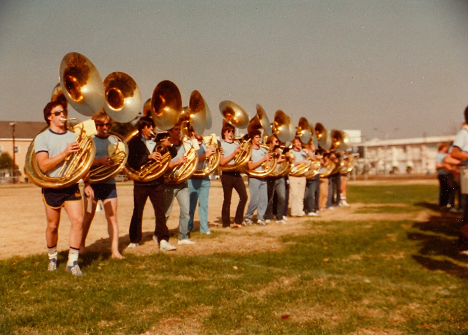 Tubas During Rehearsal