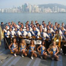 Group photo, Victoria Habour, Hong Kong, February 2008