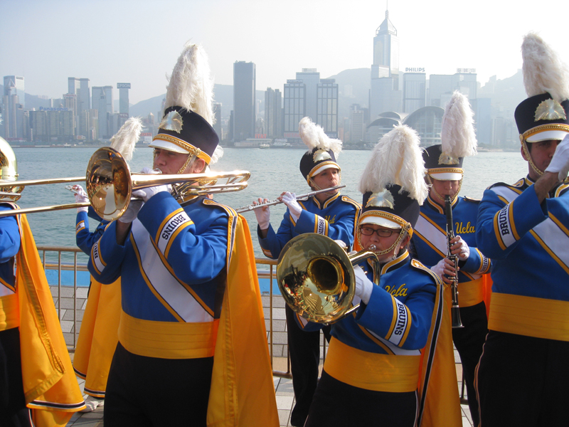 Performing at the Avenue of Stars, Hong Kong, February 2008