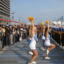 Performing at the Avenue of Stars, Hong Kong, February 2008