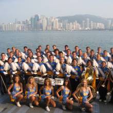 Group photo, Victoria Habour, Hong Kong, February 2008