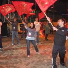 Flag rehearsal, Hong Kong, February 2008