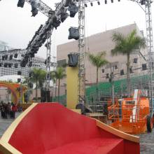 Stage construction, Hong Kong, 2008