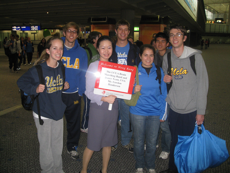 Arriving in Hong Kong, February 2008