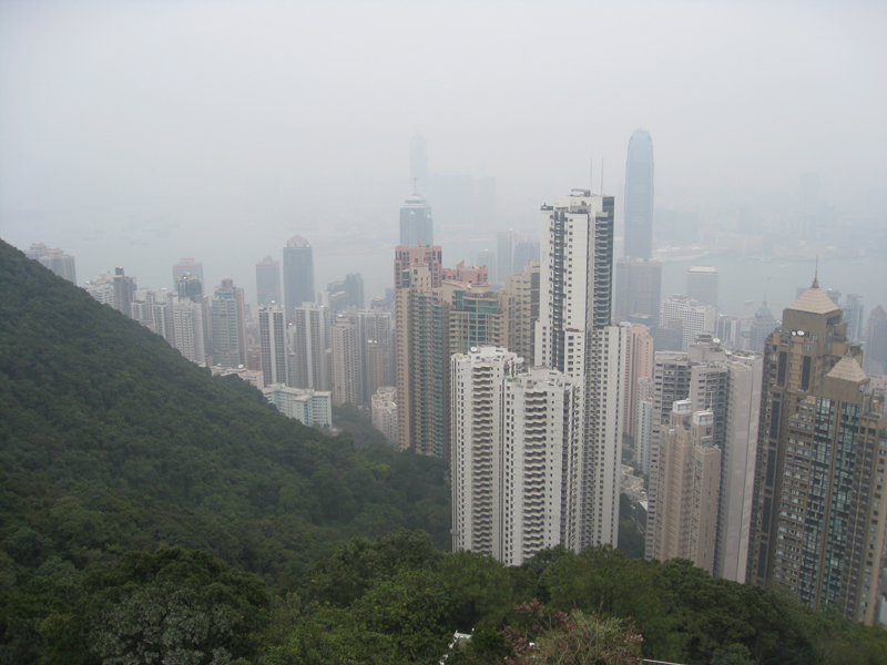 View from Victoria Peak, Hong Kong, February 2008