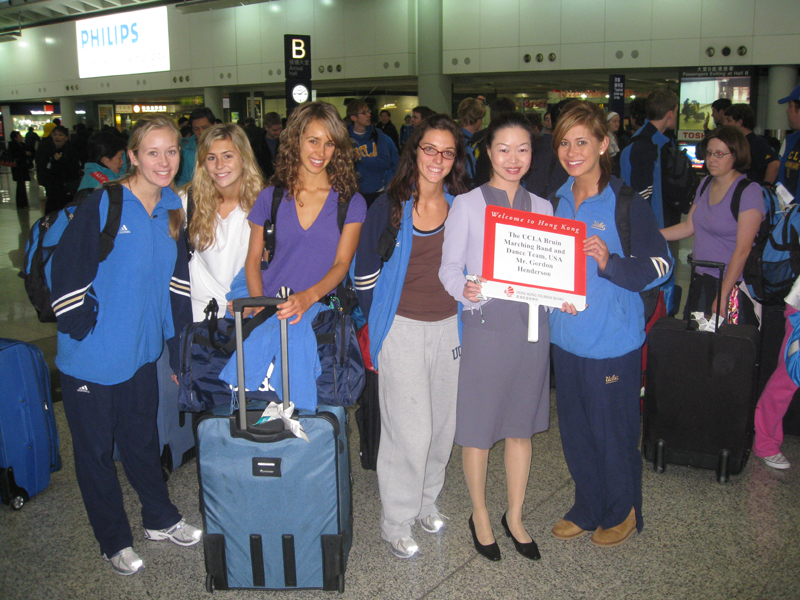 Arriving in Hong Kong, February 2008