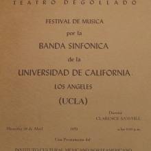 1970 Mexico Program Cover