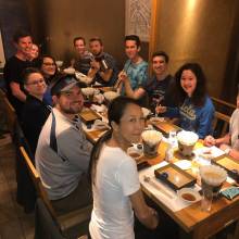 Dinner at the Kyoto Train Station