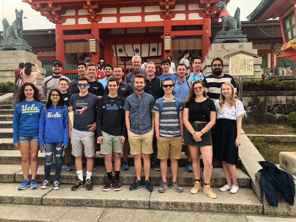 The full group at the Fushima Inari Shrine