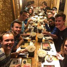Dinner at the Kyoto Train Station