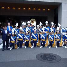 Group photo with the Governor of the Aichi Prefecture Hideaki Ōmura