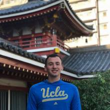 Steven King at the Osu Kannon Buddhist Temple