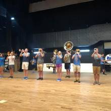 Rehearsal in the Winc Theater