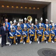 Group photo with Aichi Prefecture Governor Hideaki Ōmura