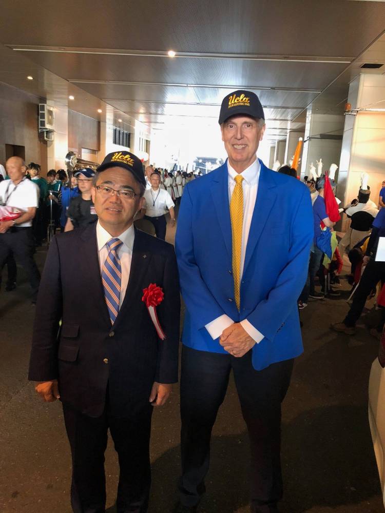 Aichi Prefecture Governor Hideaki Ōmura and Gordon Henderson