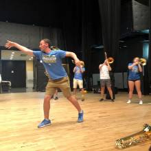 Rehearsal at the Winc Theater