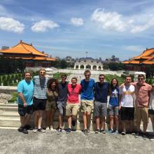 Chiang Kai Shek Memorial overlooking Freedom Plaza