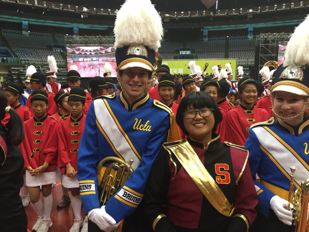 Nick Thompson and Christina Martin with a Taiwan friend