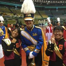 Nick DiNiro with friends from Taiwan
