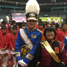 Nick Thompson and Christina Martin with a Taiwan friend