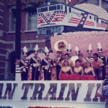 in front of Tokyo station - opening event