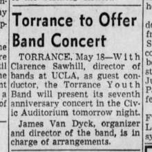 1953 051953 Torrance Concert