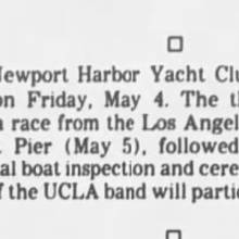 1984 042584 Newport Harbor Gig