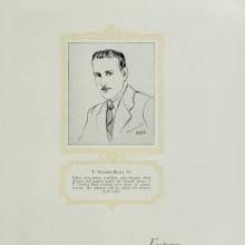 Vickers Beall tribute, 1929 Yearbook, page 141