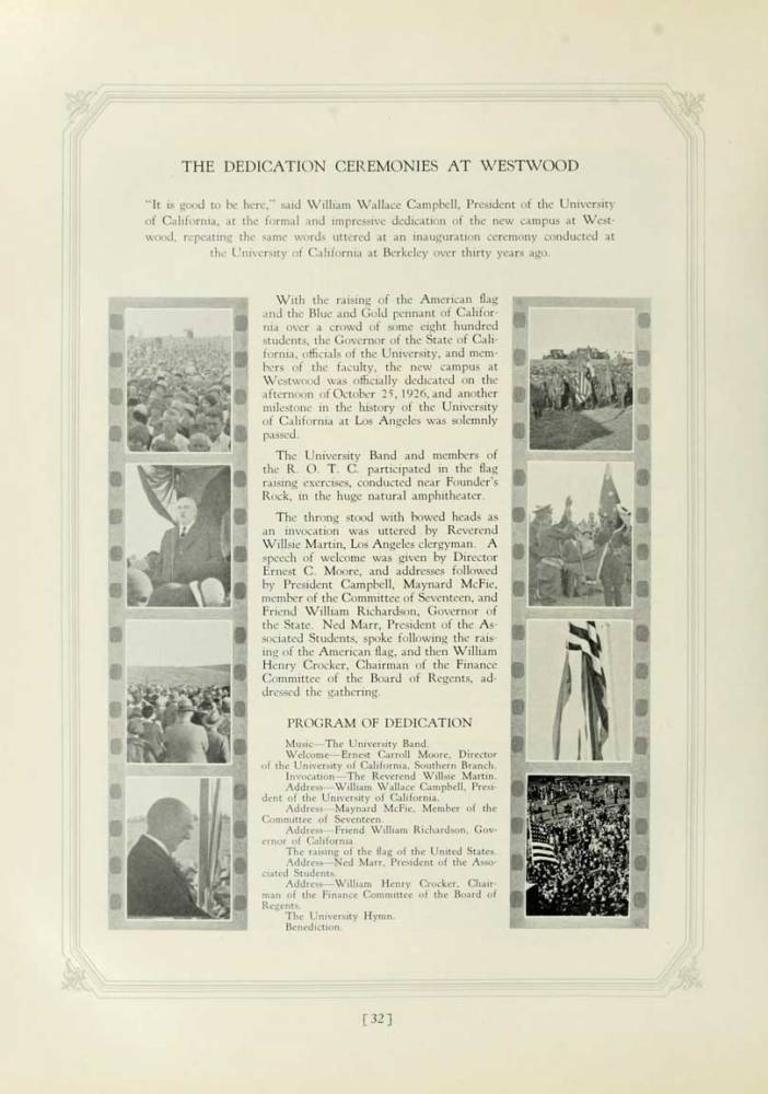 Band at Founders' Day, 1927 Yearbook, page 32