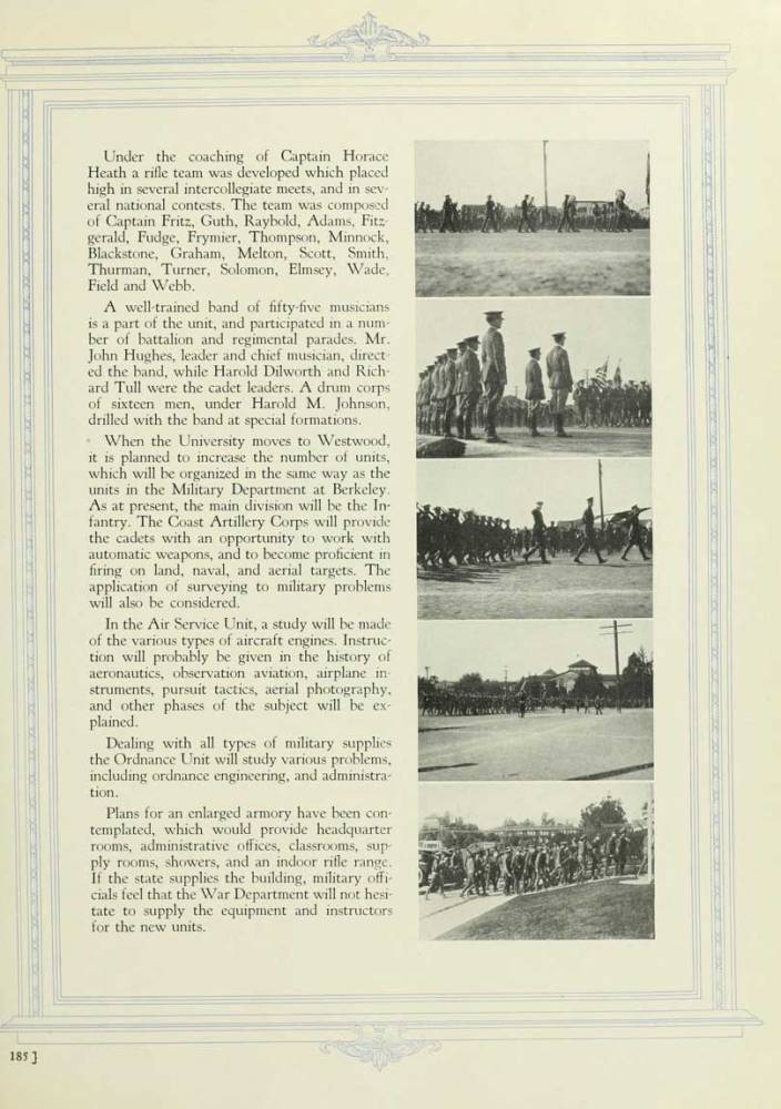 ROTC Band, 1928 Yearbook, page 185