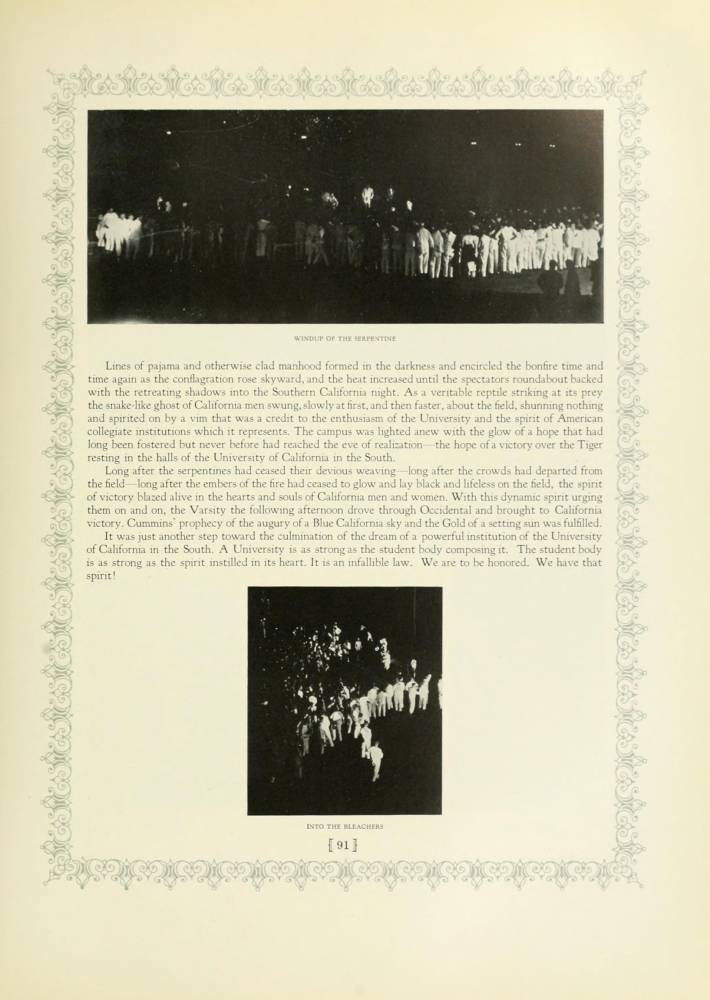 Band at Pajamarino, 1926 Yearbook, page 91