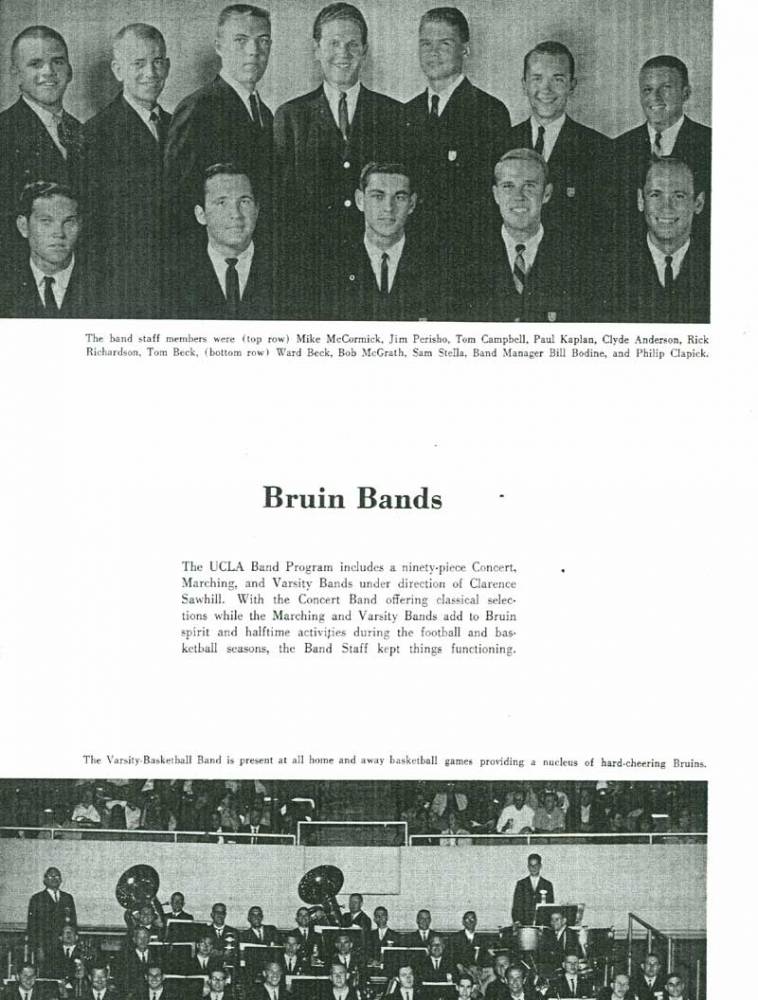 Bruin Bands, 1963-1964 Yearbook, page 242