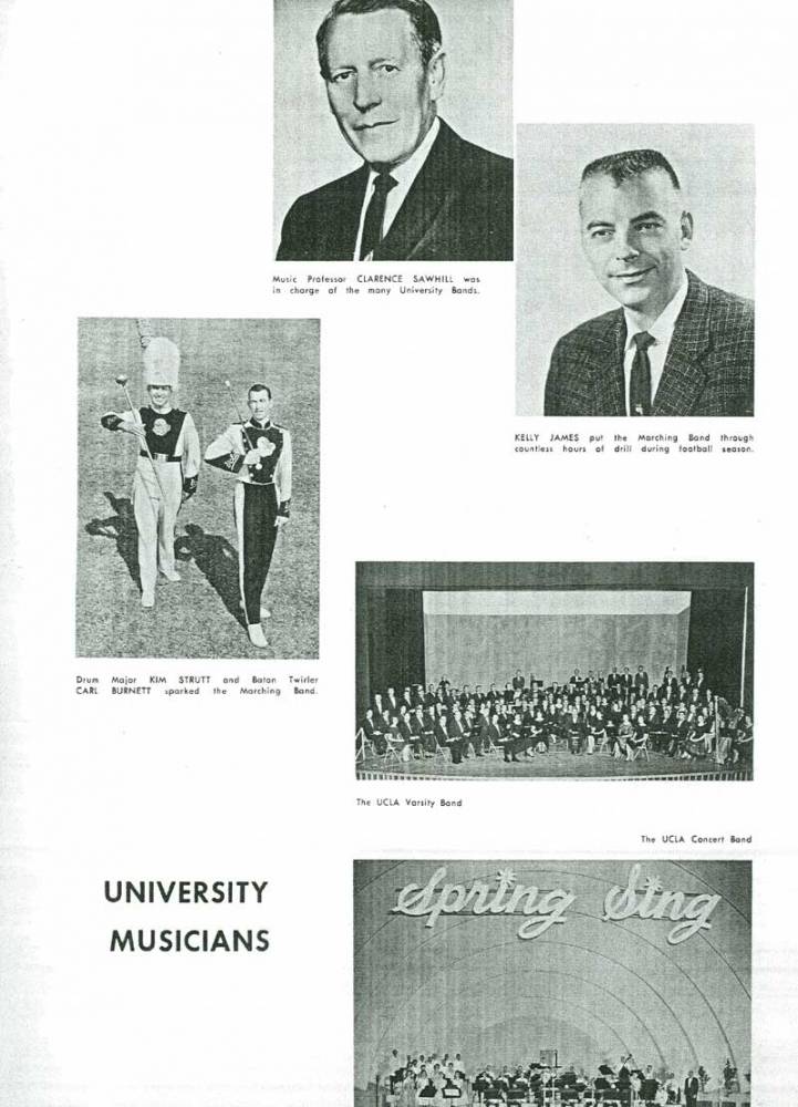 Band Staff, 1960-1961 Yearbook, page 37