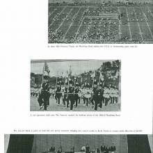 Band performances, 1963-1964 Yearbook, page 243