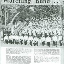 Band roster, 1980 Yearbook, page 50
