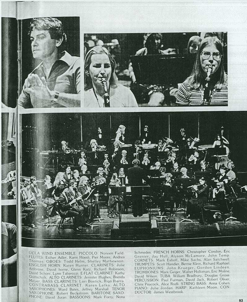Wind Ensemble, 1980 Yearbook