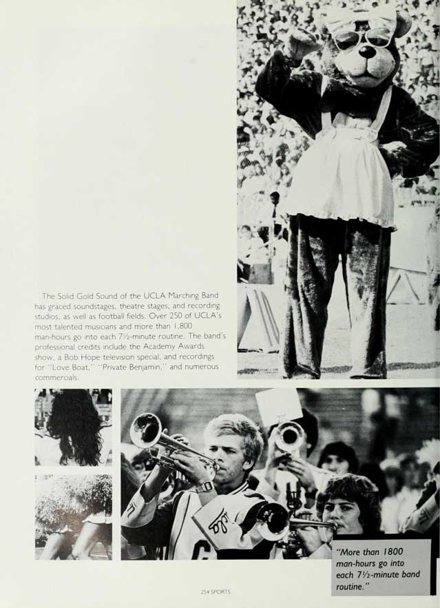 Band page, 1983 Yearbook, page 254