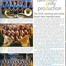 Sousaphones, Flags, Trombones, 2003 Yearbook, page 126