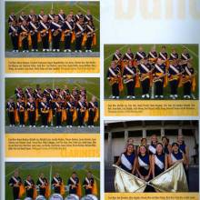 Saxophones, Clarinets, Flags, Bass Drums, 2005 Yearbook