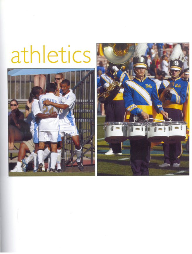 Athletics page, 2009 Yearbook