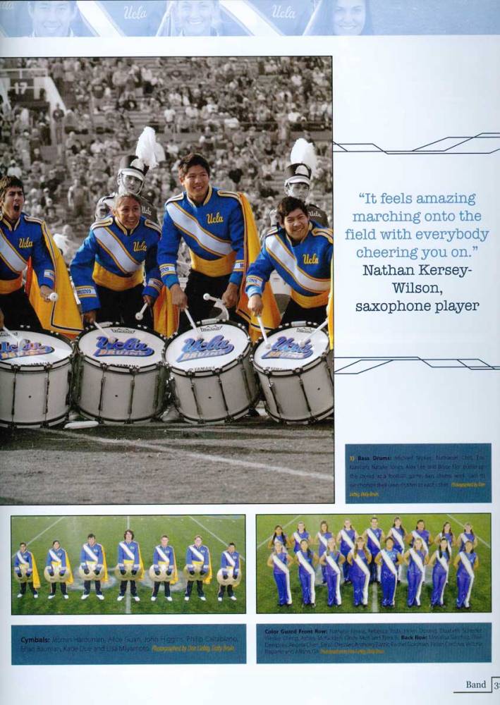 Cymbals, Flags, 2010 Yearbook, page 323